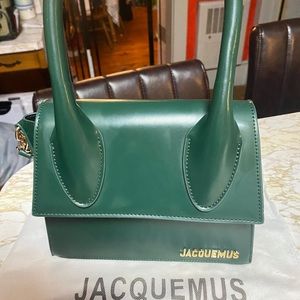 Green handbag